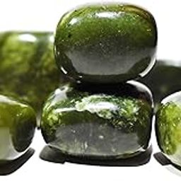 Tumble - Serpentine 2 Pieces Natural Chakra Balancing Crystal Healing Stone-image-77