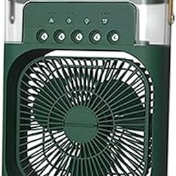UJEAVETTE Portable Air Conditioner Fan Personal Air Cooler Desk Cooling Fan Green-picture-15