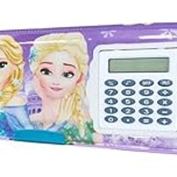 YBN Multipurpose Magnetic Geometry Pencil Box With Calculator And Dual Sharpener For Girls & Kids For School, Big Size Cartoon Printed Pencil Case With Unicorn Glitter Pen,multicolor-image-79
