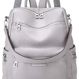 Stylish Grain Textured Convertable Bag PU Leather Lightweight backpack Crossbody Shoulder Bag, Portable Backpack With Inner Padded Pocket & Adjustable Strap-image-77