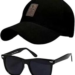 Soft Cotton Adjustable Unisex Cap and Sunglass Quick Drying Sun Heat Protection for Men and Women Size Free-image-21