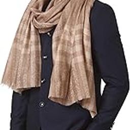 Woven Mens Wool Stole, Check-Stipe Design, Mens Muffler, Warm Cashmere Feel-image-78