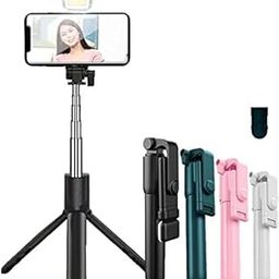 invicto Rseries Selfie Stick Tripod with Fill Light, Lightweight Phone Tripod Stand with Detachable Bluetooth Wireless Remote-image-45