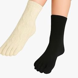 Women & Girl's Thin Socks With Thumb for girls and women/Pack of 4 comfortable socks/Daily use socks-image-76