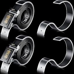 Loop Group Acrylic Belt Display Stands | Space-Saving Organizer for Belts | Perfect for Home and Store Displays | Belt Organizer & Holder | Space-Saving Display for Men & Women (Acrylic, Pack of 10)-image-23