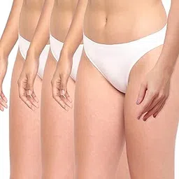 la intimo BASIICS Glamo Antimicrobial High Leg Brief Panty for Women (Pack of 3)-picture-15