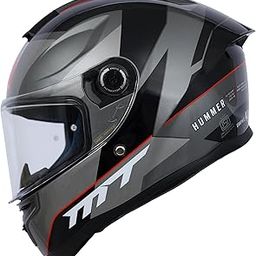 MT Helmets Hummer S AXN | ECE 22.06, DOT & ISI Certified Full Face Helmet | High Impact Resistant Polymer Shell | Pinlock & Photochromic Visor Ready | with Slot for Eyeglasses-image-96