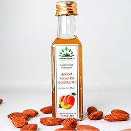 Hillpure Organic Cold Pressed Himalayan Apricot Kernel oil, 100% Pure & Natural, Undiluted, For Body Care, Skin Care, Hair Care, Nails Shining, Pahadi local Oil From Uttarakhand (65 ml, Glass Bottle)-image-31