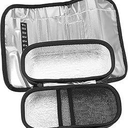 NOLITOY Insulated Insulin Travel Case Bag Reusable Diabetic Organizer with Ice Pack Slot Compact for Easy Carrying for Daily Use and Travel-image-61