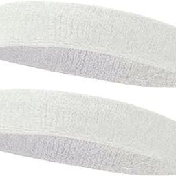 Non-Slip Fashion Sports Headband Quick Dry Sweatband for Men Women Workouts Yoga Golf Basketball Tennis Running or Casual Wear (2 Pcs Pack) (Design 5)-image-98