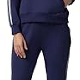 fyltr Women's Drop Shoulder Hoodie & Joggers Terry Cotton Blend Co-ord Set With Contrast Tape on Sleeve and Jogger Side Seam - Rib Hem & Cuff | Slit Detail at Hem | Tracksuit for Women-picture-49