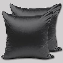 Avirons Soft & Smooth Satin Silk Cushion Cases| Satin Silk Cushion Covers/Cases Good for Hair and Skin | Satin Cushion Covers Best for Aging Anti Hair Hypoallergenic| Pack of 2-image-52