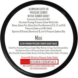 Mini Gasket 2.5L, 3L, 3.5L & 4L - Extremely Compatiable with "All Aluminium Outer Lid Pressure Cooker Mini Models like Deluxe, Deluxe Plus, Deluxe Dura Plus" and Mini Handi Only-27