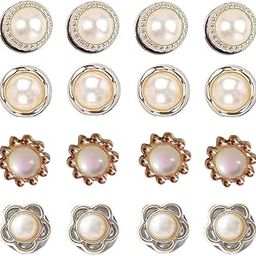 Sorella'z Womens Solid Button Cufflinks, Bag Hat COat Buttons: Pack of 16 Pieces (SOR/JEWBT4)-29