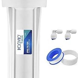 Konvio Neer 10 Inch Pre Filter Housing with 1/4" Elbow Connector for All Domestic RO Water Purifier (PF Housing)-8