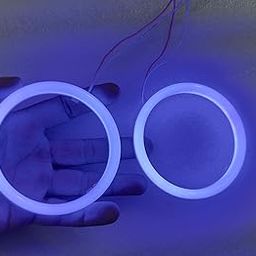 95MM UNIVERSAL COTTON COB RING CAR BIKE DRL Daytime Running Light Angle Eyes Led Ring Bike COB LED Angel Eyes Halo Ring DRL Halo Ring COB Chips (2PC BLUE 95MM COB RING CAR)-10