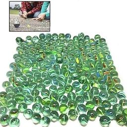Ekan Glass Marbles 300-350 Approximately Decoration Shooter Marble Balls/Kanche/Bante/Glass Playing Balls/Kanche/Goli Ball Traditional Indian Game Glass Stones - Multi Color for Kids Adults-15