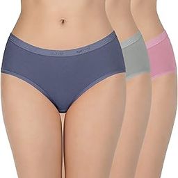 Solid Cotton Low Rise Hipster Panty Pack(Pack of 3)-image-40