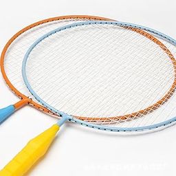UJEAVETTE Badminton Racket for Children Badminton Shuttlecocks for Kids Children Beach-6
