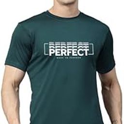 chkokko Mens Quick Dry Printed Gym Tshirt Lightweight Half Sleeve Activewear for Workout Running and Sports Activities-picture-17