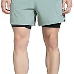 Men, MOVE 2IN1 SHORT, Green Moon, M (52672630)-image-44