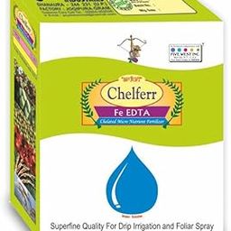 Arjun Chelferr EDTA Chelated Iron Fertilizer | 12% Iron (Fe) | Water-Soluble Nutrient for Enhanced Chlorophyll Production & Plant Health | 500g-image-62