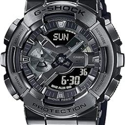 Analog-Digital Gray Dial Men's Watch-GM-110BB-1ADR-image-7