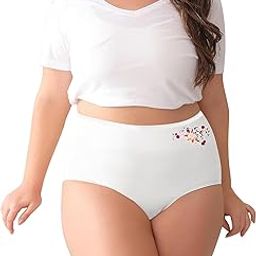Plus Size Pantie Set for Women High Waist Cotton Briefs Ladies Underwear Big Size Panties Combo-image-2