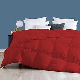 Day Care - 400 GSM Hotel Quality-Down Alternative Microfiber Comforter for Heavy Winter Double Bed Comforter/Blanket/Rajai (90" x 100" Inches/228cm x 254cm) - Comforter Double Bed|Burgundy| TC - 450-image-99