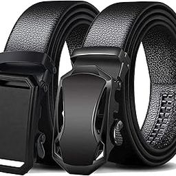 Vegan Leathers Belts for Men | Formal/Casual | Black | Pack of 2-image-63
