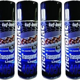 tuf-kote® 4051 Thermolac Clear Transparent AC Coil Protector Coating - Aerosol Spray 500ml [Pack of 4]-18