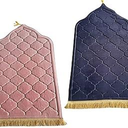 2Pcs Portable Prayer Mat Collectible Floor Carpet Area Rug-image-69