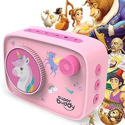TARBULL Superbuddy Unicorn Toys for Girls - Kids Speaker with 900+ Stories & Rhymes Preloaded in English & Hindi | Voice Recording | Bluetooth | Birthday Gift for Girls | Toys for 2 + Year Old Kids-17