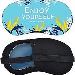 MIVOMOJ Premium Reusable Cooling Gel Eye Mask For Sleeping - Hot & Cold Therapy For Puffy Eyes, Dark Circles, Headache Relief, Eye Strain - Adjustable Strap, Soft Fabric Backing, Ideal For Travel, Meditation & Relaxation - Unisex Sleep Aid Mask For Men & Women (EM04)-41