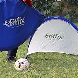 Fitfix® Model Pop Up Goal 1 Pair- 2 ps Portable Soccer Goals with Carry Bag Long Life Durable Frame Quick Setup Easy Fold (120 x 80)-picture-23