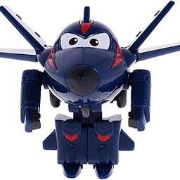 Enakshi (LABEL) Creations Super Wings Mini Character Transforming Plane Robot Model Toys Black ChaseToys & Hobbies|Action Figures|Transformers & Robots-12