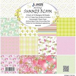 BAOER Summer Bloom 12x12 Inch Printed Paper for Crafts 39 Sheets Each of 13 Designs for Making DIY Greetings and Scrapbooking-image-32