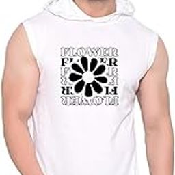 Fashnobic Men Flower Printed Gym_Vest White(KS W_print-82_HDY_Men)-31