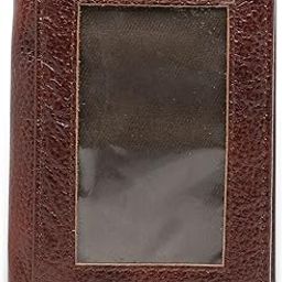 Leather Bifold Cardholder with ID Window, Brown-picture-38