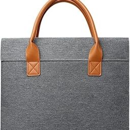 Fashion My day Men Women Briefcase Business Fashion Notebook Bag for Office Commuting Daily 38x29x4 cm Gray-image-47