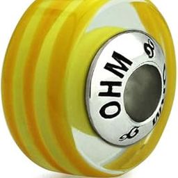 OHM Lemon Jelly Roll Glass Bead, Metal, notapplicable-image-79