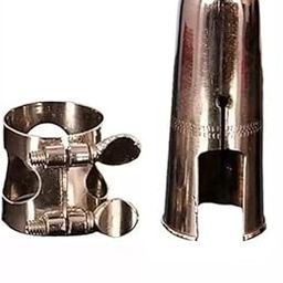 SPEHUB Alto Saxophone Mouthpiece Ligature & Cap (Pack of 1 Ligature and Cap) Saxophone Parts & Accessories - Musical Instruments-image-68
