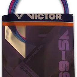 VICTOR VS-69 Soft Feeling Durability Badminton Racket String (0.69mmX10m) Pack of 2 (Purple/Blue)-0