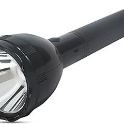Drumstone (𝟏𝟓 𝐘𝐞𝐚𝐫𝐬 𝐰𝐚𝐫𝐫𝐚𝐧𝐭𝐲 Durable Plastic Flashlight Torch – Black | Compact Handheld Design with High-Intensity Beam | Includes Belt Pouch for Easy Carrying | Ideal for Home-image-7
