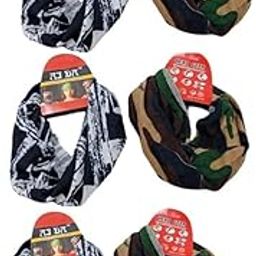 Beauty Tool Soft Cotton Scarf O Ring Shawl Neckerchief Boy, Girl Circle Loop Neck Warmer (Multicolor) |Pack Of 6|-image-63