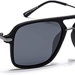 UV Protected & Polarized Square Sunglasses for Men & Women-picture-3