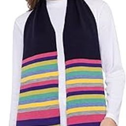 Men Acrylic Woolen Striped Design Casual Warm Winter Wear Muffler Scarf Stole-image-101