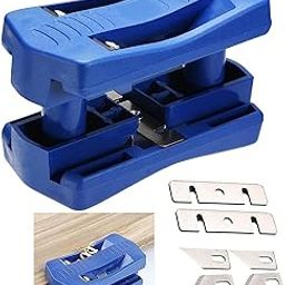 XSteez Edge Banding Trimmer Tool Wood Tail Trimming Carpenter Tool Woodworking Hardware Edge Trimmer Wood Side Banding Tool Tail Trimming Color:Blue, Size:Medium-4