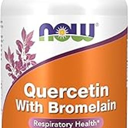 Now Foods, Quercetin With Bromelain, 120 Veg Capsules-80