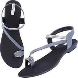 Flats Sandal Comfort Wear for Women's & Girl's I Ladies Stylish Comfortable Flat Sandals Slippers with Back Strap for Casual & Office Wear-image-46